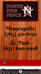 Mobile Screenshot of northstarfence.com